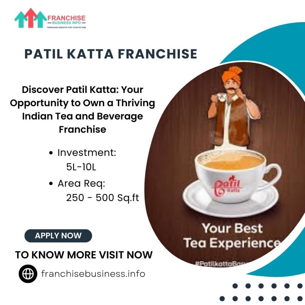 Patil Katta Franchise Opportunity | Indian Tea and Beverage