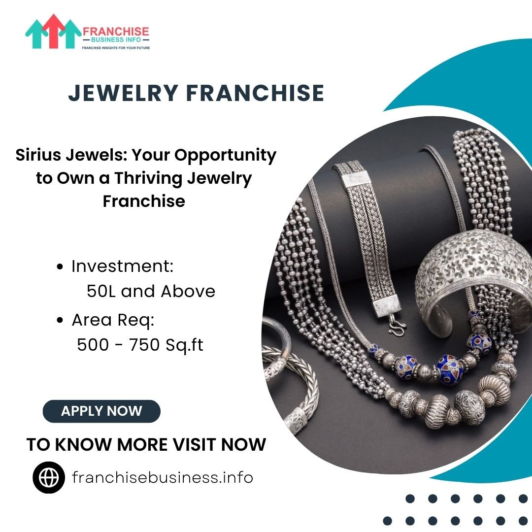 Sirius Jewels Franchise : Secure Investment in Jewelry
